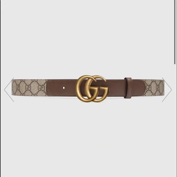 Authentic monogram and brown Gucci belt Gucci Brown Monogram Belt - size 90 ○ Labellov ○ Buy and  main image 3